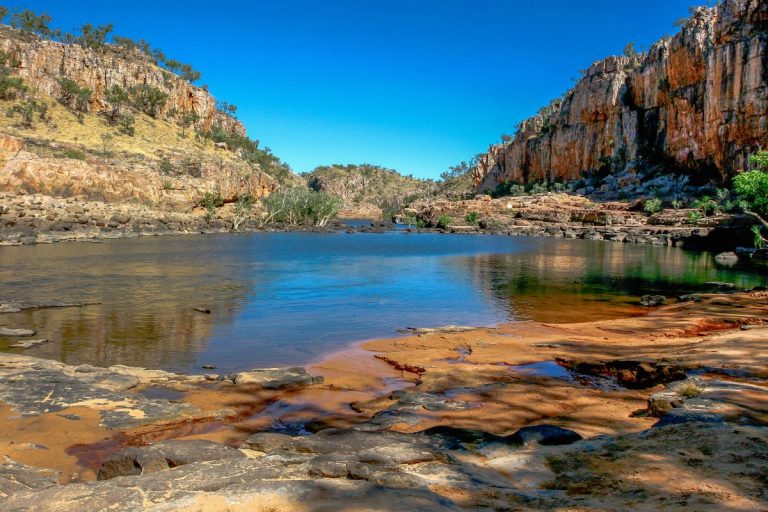 Lac Hillier d'Australie