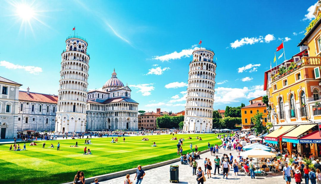 découvrez les incontournables de pise en une journée ! explorez la célèbre torre pendente, admirez la magnifique piazza dei miracoli et plongez dans l'histoire médiévale de cette charmante ville italienne. un guide parfait pour profiter au maximum de votre visite à pise.